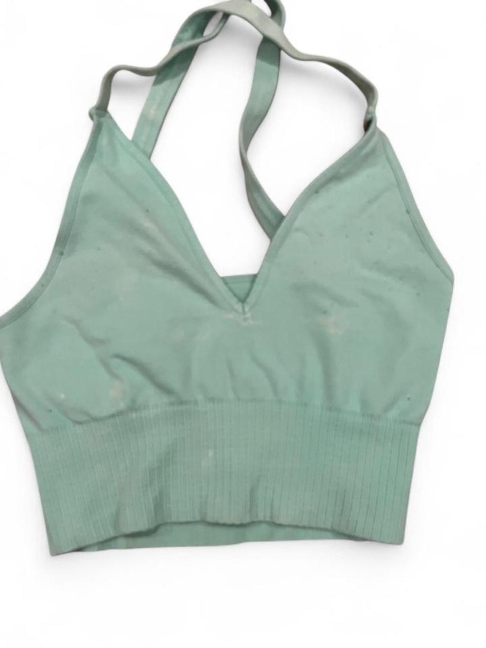 Free People Mint Ribbed Scoop Tank